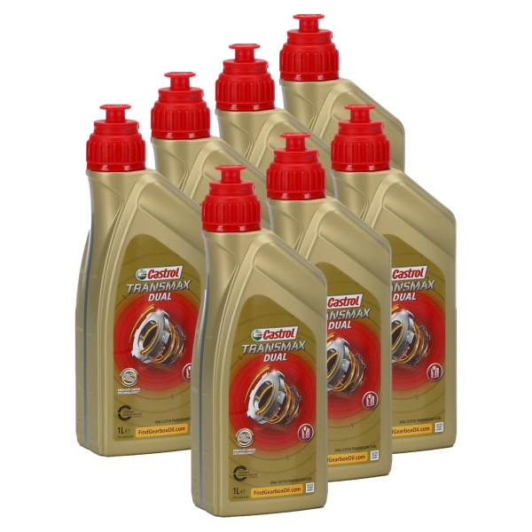 Set 7 Buc Ulei Transmisie Automata Castrol Atf Transmax Dual 1L